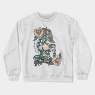 Skull Rose Crewneck Sweatshirt